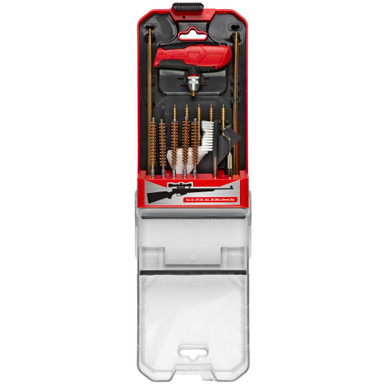 Birchwood Casey Rifle Cleaning Kit tools and accessories laid out