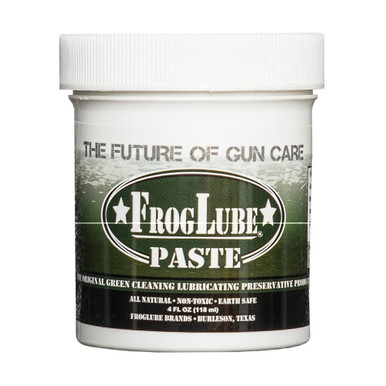 FrogLube Bio-Based Gun Solvent 4 oz bottle with mint-scented non-toxic formula