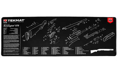 TekMat Ultra Mat for Remington 870 - neoprene rubber backing detail