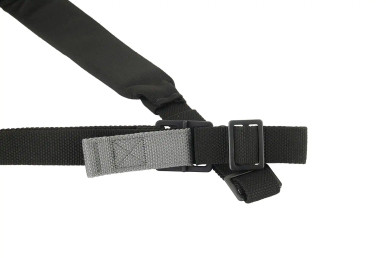 Blue Force Gear Vickers Padded Combat Sling 2-Point Black - Hardware Detail View