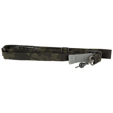 Blue Force Gear Vickers 221 Sling QD Red Swivel Multicam Black - Front View