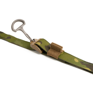 Edgar Sherman Design ESD Sling Multicam Tropic — detail view showing hardware and webbing