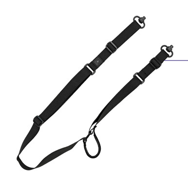 GrovTec QS 2-Point Sabre Sling in black with push button swivels