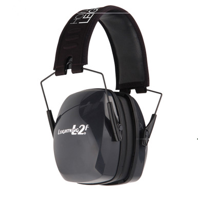 Howard Leight Leightning L2F NRR 27 Black Earmuffs – front view
