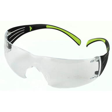 3M Peltor SecureFit 400 Clear Safety Glasses side angle view