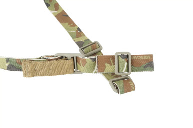 Blue Force Gear Vickers Combat Sling 2-Point Multicam – detail view of hardware and webbing