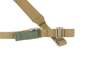 Blue Force Gear Vickers Sling Coyote Brown hardware and adjuster detail