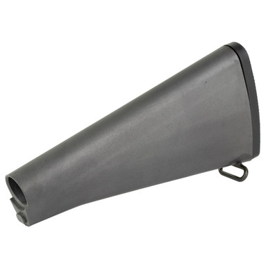 Luth-AR A2 Fixed Rifle Stock in Black - Side Profile View