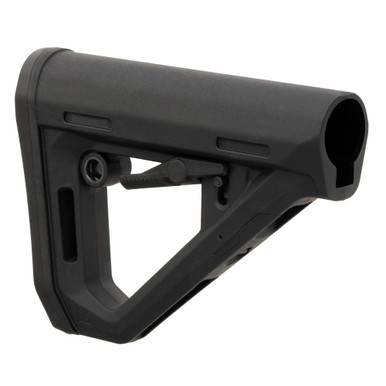 Magpul DT Carbine Stock Mil-Spec AR-15 in Black – Side Profile View