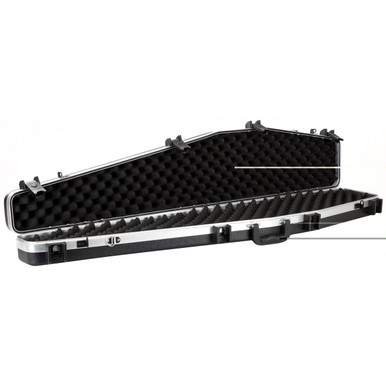 SKB Single Rifle Case open interior view showing foam padding and rifle storage cavity