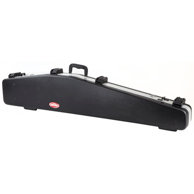 SKB Single Rifle Case closed exterior view showing molded polymer shell and latches