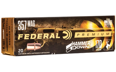 Federal Premium HammerDown 357 Magnum 170 gr Soft Point 20-Round Box
