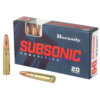 Hornady 300 Blackout 190gr Sub-X Subsonic Ammunition Box