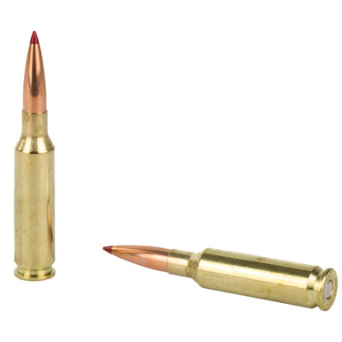 Hornady ELD Match 6.5 Creedmoor cartridge close-up showing bullet tip
