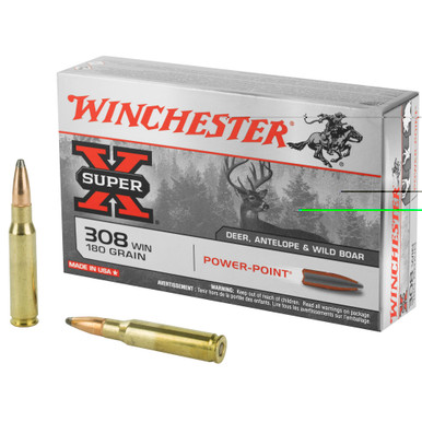 WINCHESTER 308 WIN - 180 GR - PSP - 20 RDS/BOX
