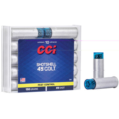 CCI 45 Long Colt Number 9 Shotshell 10-round box front view