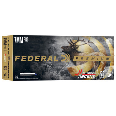 Federal 7mm PRC 170 Grain Terminal Ascent 20-Round Box