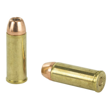 Hornady 480 Ruger XTP bullet and cartridge detail view