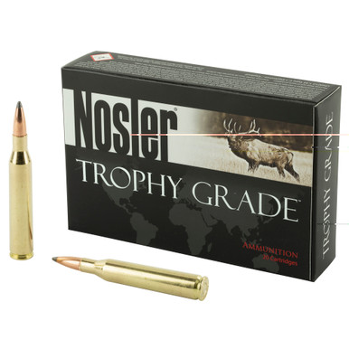 Nosler 25-06 Rem 100gr Partition ammunition box front view
