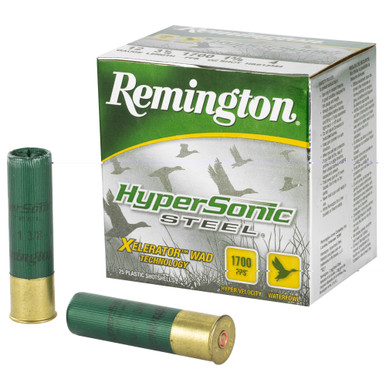 Remington HyperSonic Steel 12 Gauge 3.5 inch #4 Steel Shot 25-Round Box