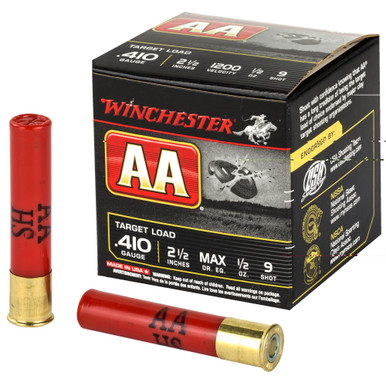 Win Aa 410ga 2.5" #9 25/250