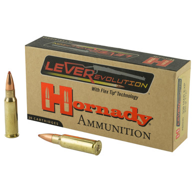 Hornady LEVERevolution 338 Marlin Express 200 Grain FTX Ammunition Box of 20