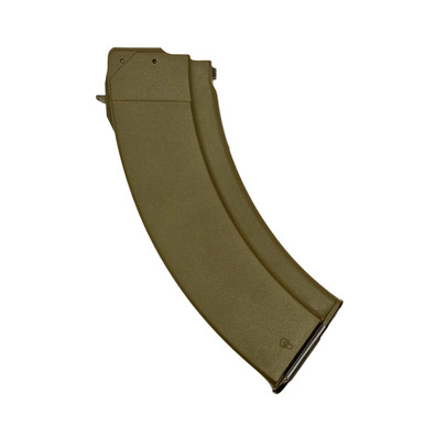 Bulgarian AK-47 10-Round OD Green Magazine - Side Profile View