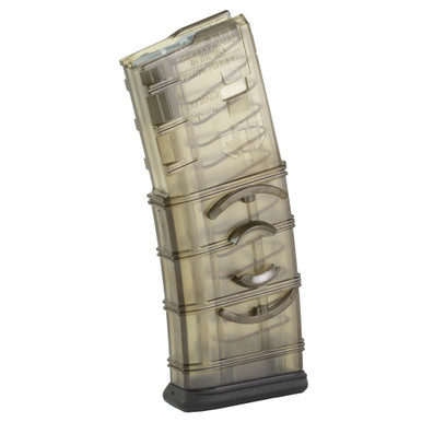 ETS AR-15 MAGAZINE - 556 NATO/223 REM - 10 ROUND CAPACITY - 30 ROUND BODY - POLYMER - CLEAR