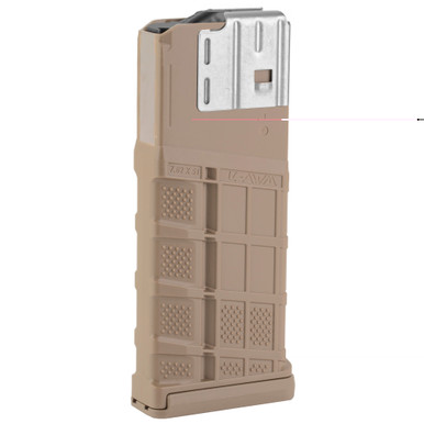 LANCER L7AWM SR25/DPMS MAGAZINE - 10 ROUND CAPACITY - 25 ROUND BODY - FDE