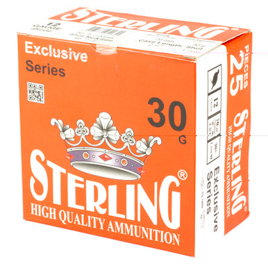 Sterling Exclusive 12 Gauge #9 Shotgun Shells Side View