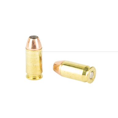 Nosler ASP 45 ACP 185gr JHP hollow point bullet close-up