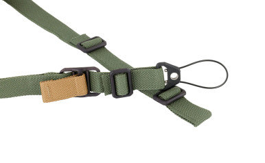 Blue Force Gear Vickers AK Sling OD Green - quick adjust pull tab detail
