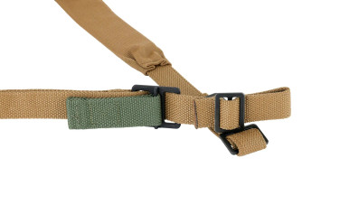 Blue Force Gear Vickers Sling metal hardware and adjustment buckle detail
