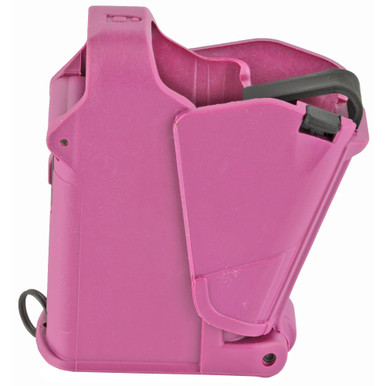Maglula UpLULA Pink magazine loader in use demonstrating grip