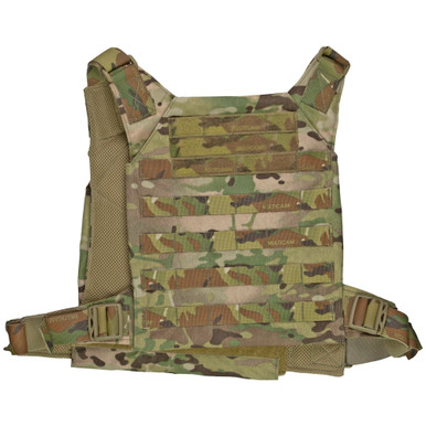 Grey Ghost Gear Minimalist Plate Carrier in Multicam – detail view