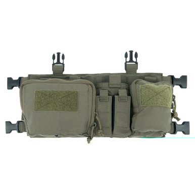 Haley Strategic Partners D3CRH Heavy Chest Rig in Ranger Green, front view