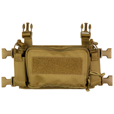 Haley Strategic Partners D3CRM Micro Chest Rig in Coyote — front view
