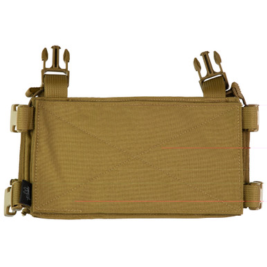 HSP D3CRM Micro Chest Rig Coyote showing MIL-SPEC nylon webbing and construction detail