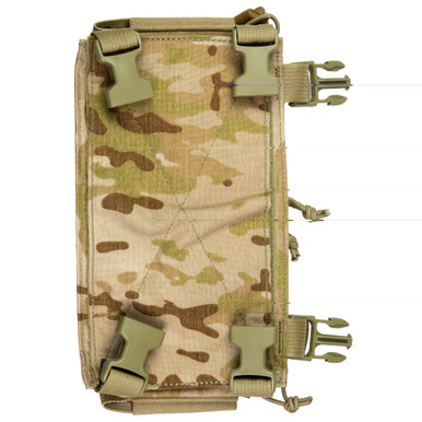 Close-up of D3CRM Micro Chest Rig MIL-SPEC nylon webbing and MOLLE attachment points