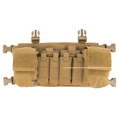 Haley Strategic Partners D3CRX Disruptive Environments Chest Rig in Coyote, front view