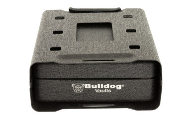 Interior scratch-resistant lining and keyed lock detail of Bulldog Car Safe