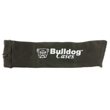 Bulldog Handgun Sock Black moisture-resistant silicone-treated knit fabric case