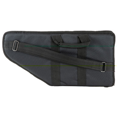 Bulldog Cases Assault Rifle Mag Bag Black alternate angle showing shoulder strap and construction