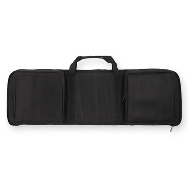 Bulldog Cases 45-inch Extended Assault Rifle Case in Black with outer pockets and carry handles