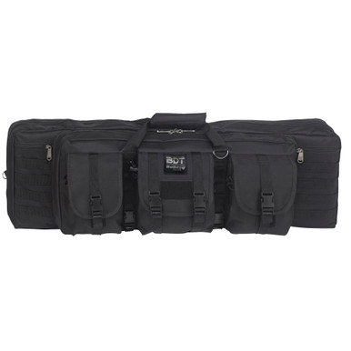 Bulldog Deluxe 36-Inch Double Tactical Rifle Case in Black Nylon
