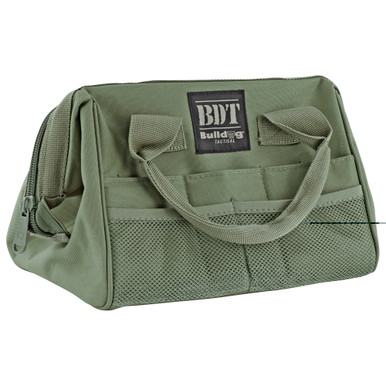 Bulldog Tactical Ammo and Accessory Bag Green - Front View