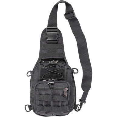 Bulldog X-Small Go Sling Bag in black with adjustable strap