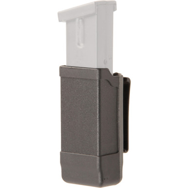 BLACKHAWK Single Magazine Case Matte Black double row polymer pouch with belt clip