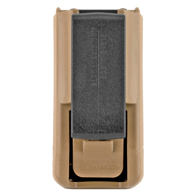 BLACKHAWK Single Magazine Case Double Row - Alternate Angle Showing Belt Clip