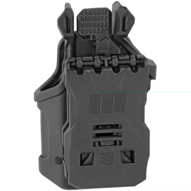 Close-up of BLACKHAWK L2C open-top design with QDR belt loop attachment